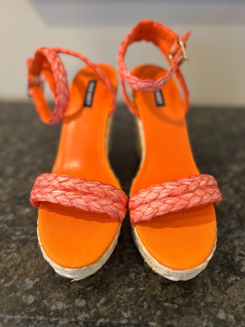 Nine West Henri Braided Espadrille Wedges 11M NWOT